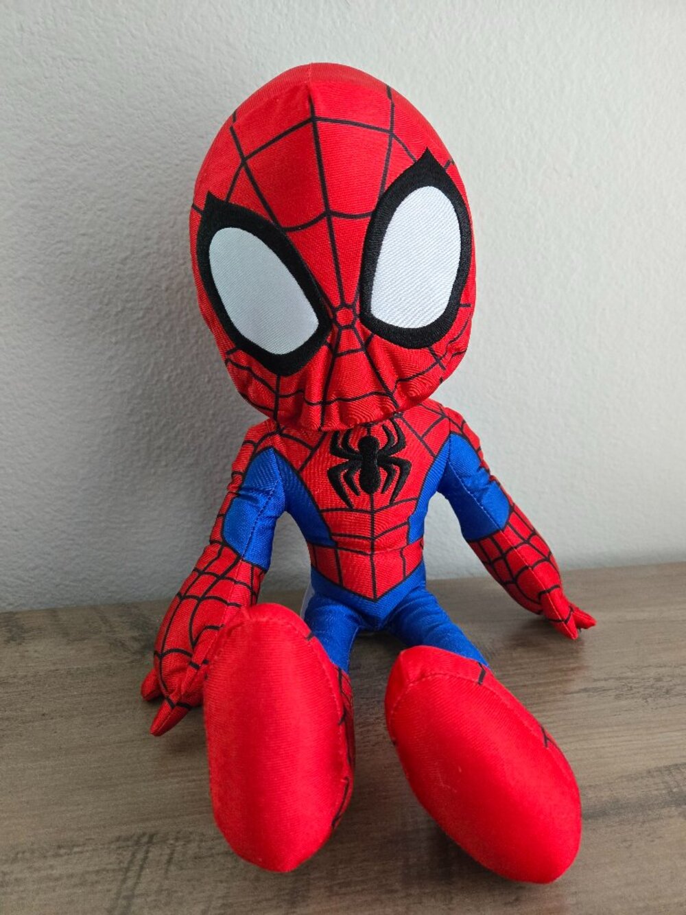 17 Inch Spidey and His Amazing Friends Feature Plush Spidey Secret Hero Reveal